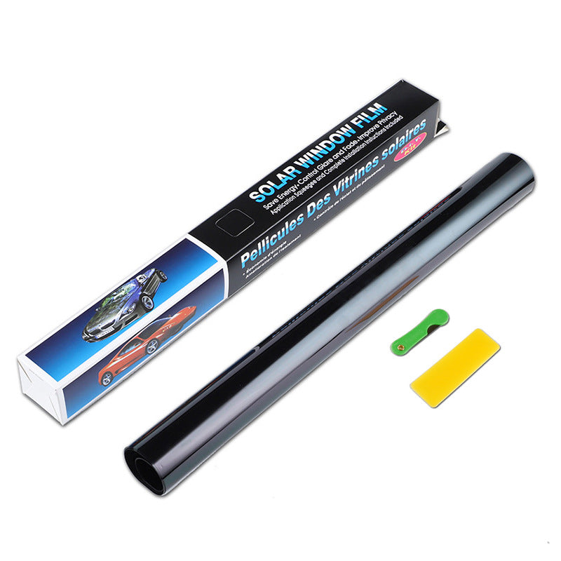 VLT 35% Car Window Tint Film – UV Protection, Heat Insulation, Anti-Glare Privacy Black Auto Window Tint