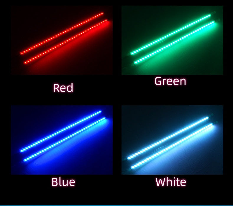 12V/24V LED Whip Light Universal RGB LED Flagpole Lamp Colorful Antenna  Decorative Light