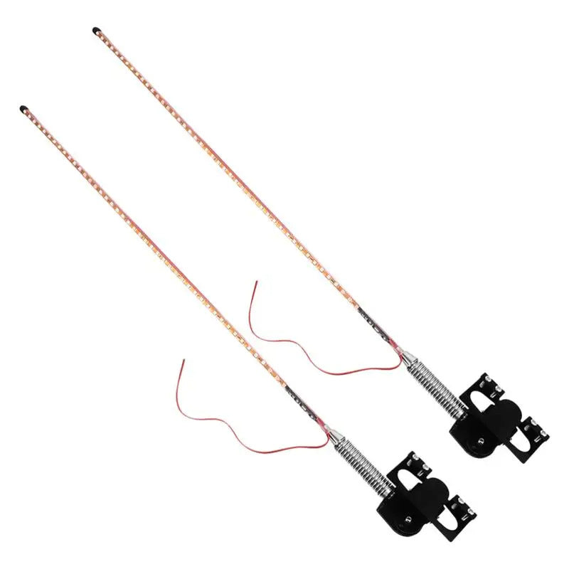 12V 90cm LED Whip Light Weatherproof Lighted Antenna Whip