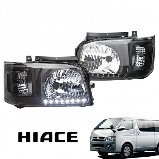 LED Headlights for Toyota Hiace 200 Series 2005–2009