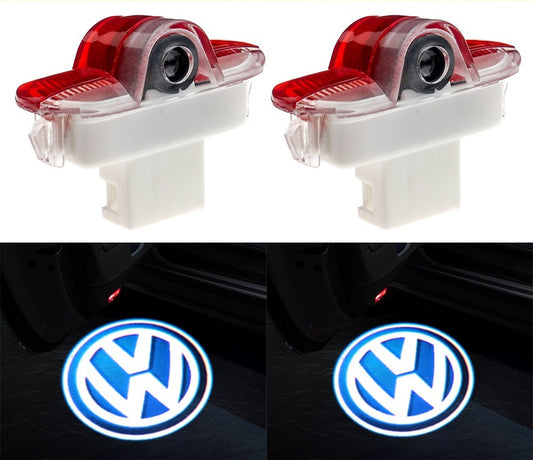 2x Logo Ghost Shadow Projector Courtesy Laser LED Light for VW