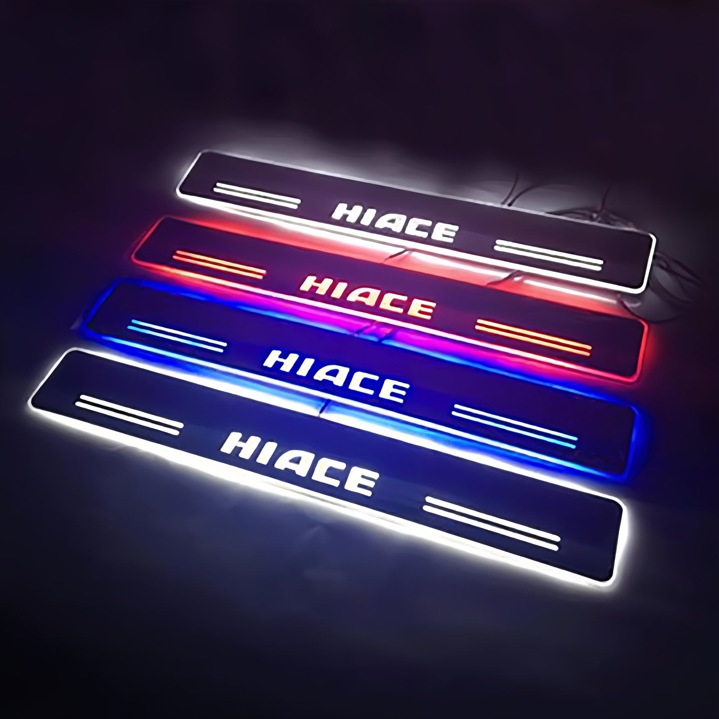 Style Ace Door Step LED Panels - Toyota Hiace 2005-2019