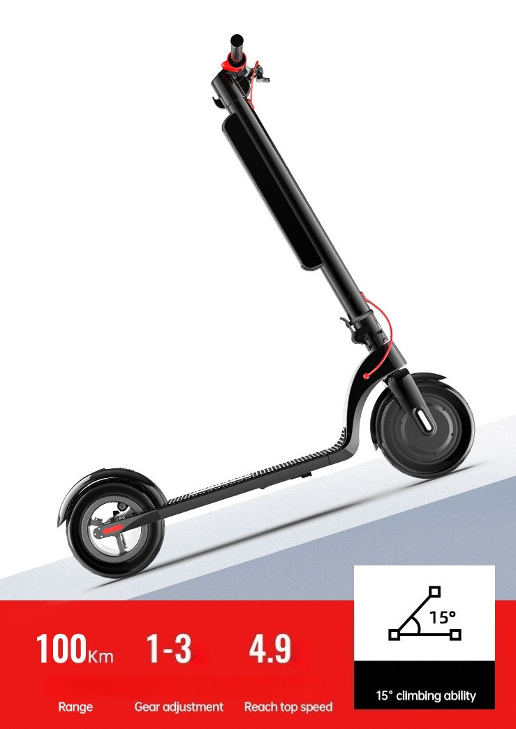 X8-350w Removable Lithium Battery Folding Electric Scooter For Adult Raycool