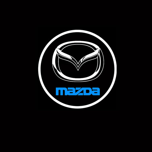 2x Logo Ghost Shadow Projector Courtesy Laser LED Light for MAZDA