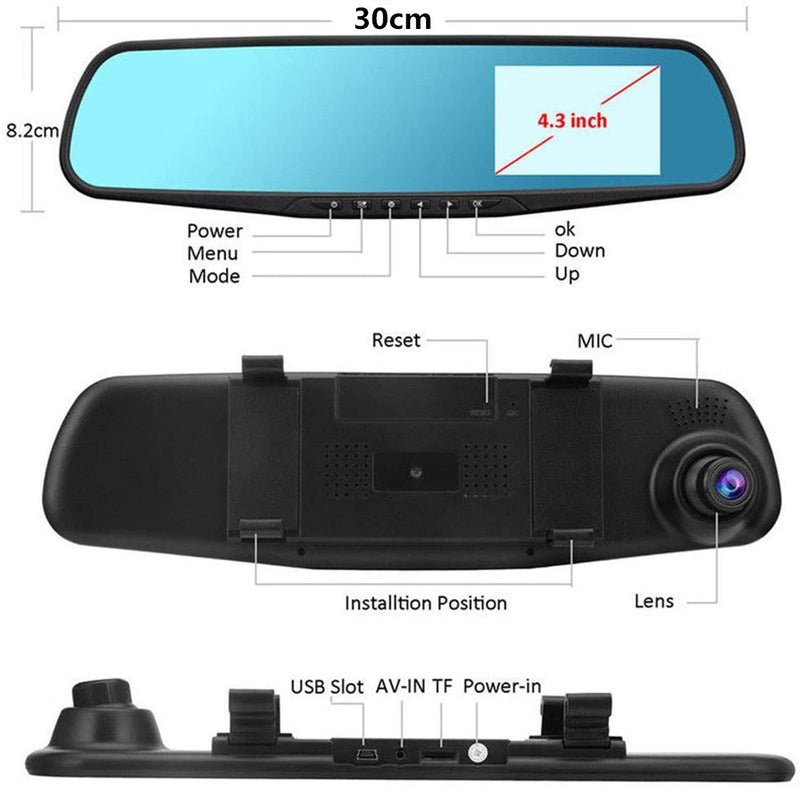 4.3 Inch Vehicle DASH CAMERA / Vehicle Blackbox DVR