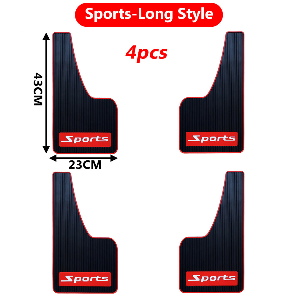 2pcs Universal Car Front Rear Wheels Soft Rubber Mudguard Car Accessories for SUV Off-road Truck
