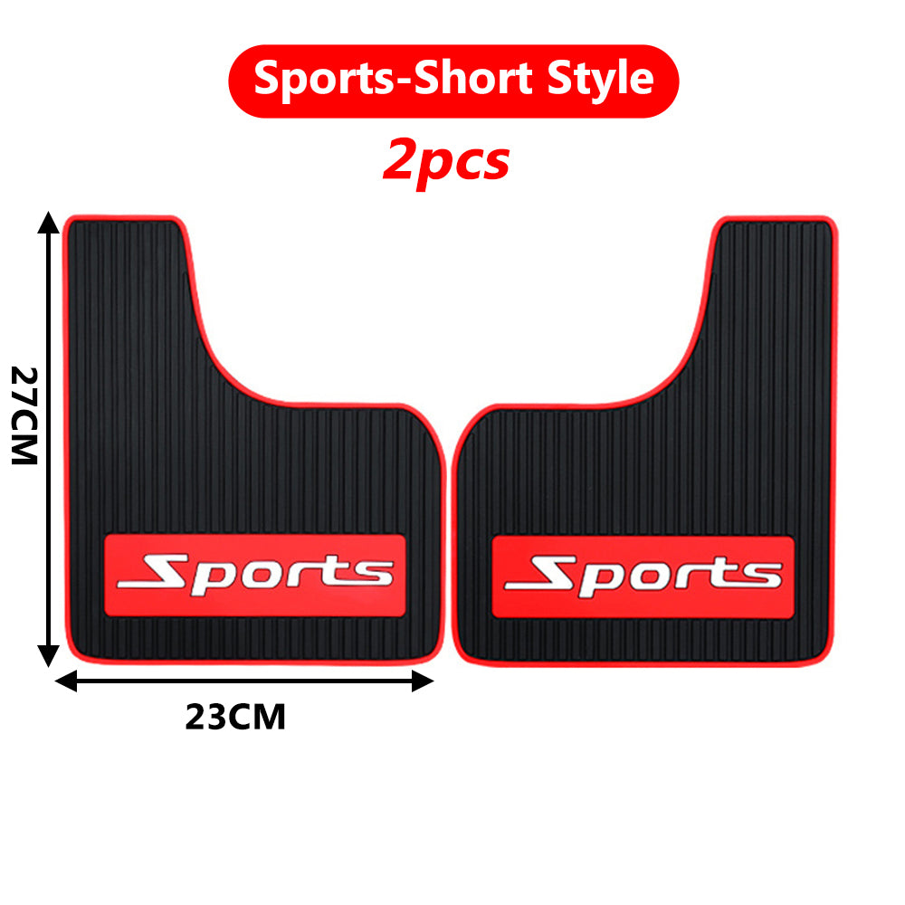 2pcs Universal Car Front Rear Wheels Soft Rubber Mudguard Car Accessories for SUV Off-road Truck