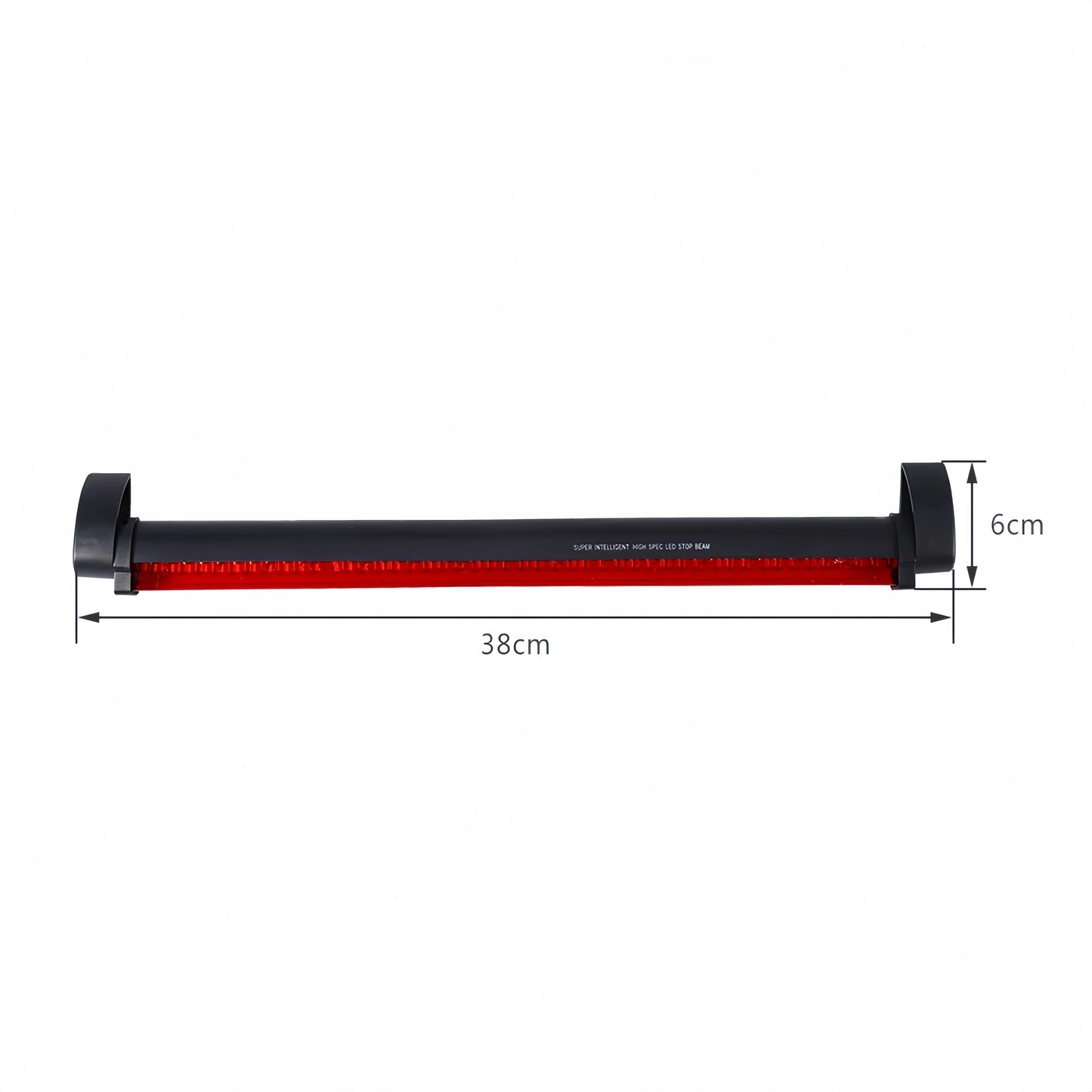 Universal LED Additional Brake Light, Adjustable 180° Car Rear Windshield Third Brake Light, High Bright Red Tail Light