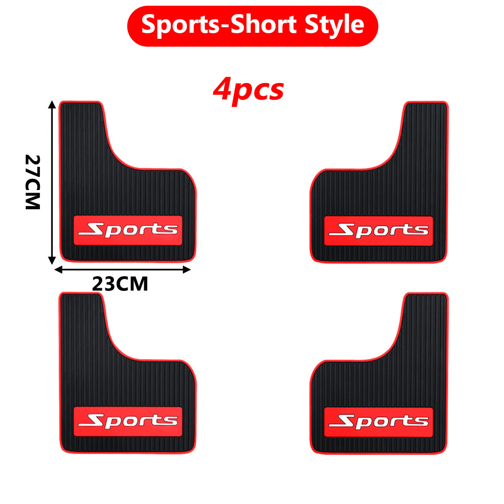 2pcs Universal Car Front Rear Wheels Soft Rubber Mudguard Car Accessories for SUV Off-road Truck