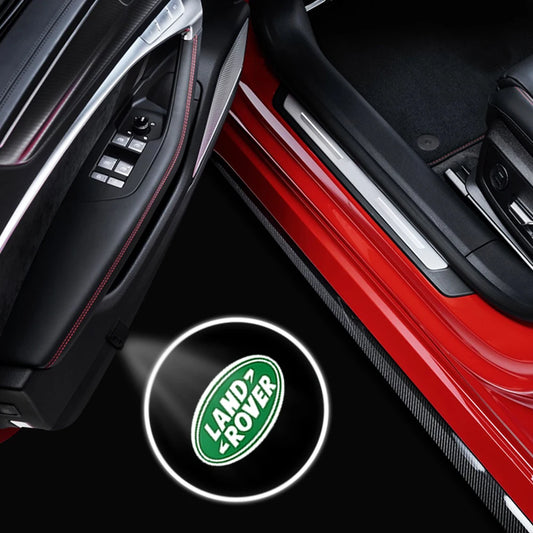 2x Logo Ghost Shadow Projector Courtesy Laser LED Light for Land Rover