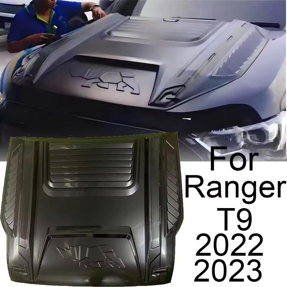 Decorative Front Skid Plate Cover for Ford Ranger T9 2022–2023