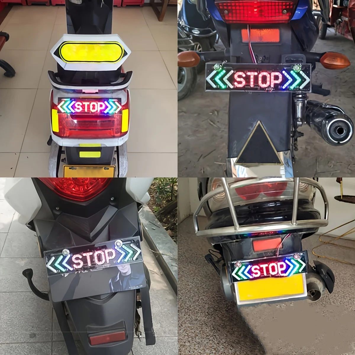 12V LED "STOP "Sign BRAKE LIGHT