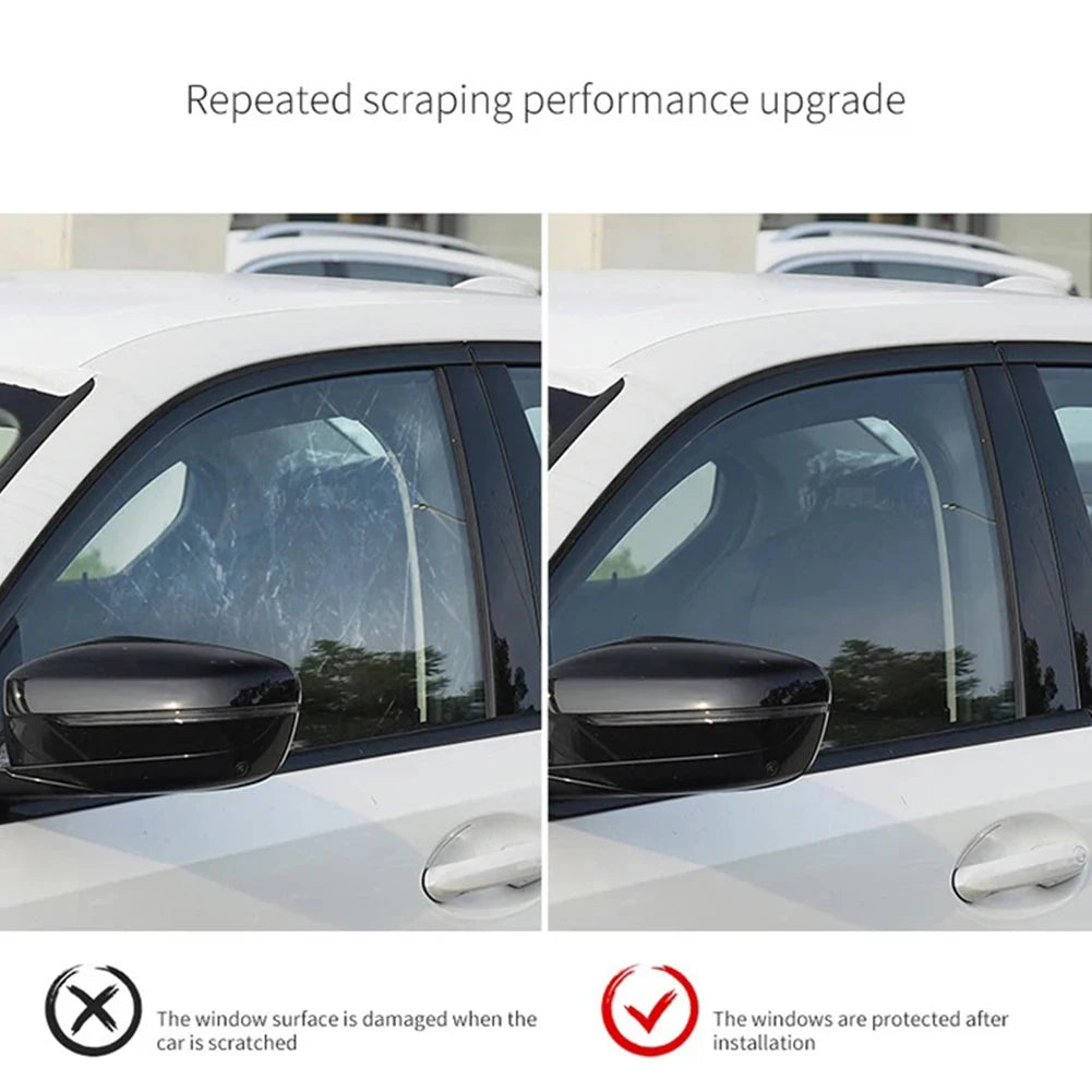 VLT 35% Car Window Tint Film – UV Protection, Heat Insulation, Anti-Glare Privacy Black Auto Window Tint