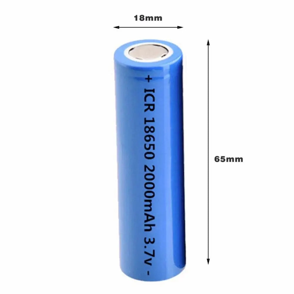 18650 Battery 1800/2000mAh 3.7V Rechargeable Lithium Ion Battery For Lamp Toys Power Tools Flashlight Batteries Headlamp