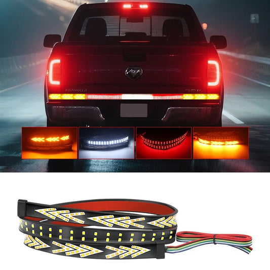 120cm Truck LED Tail Light 3 in 1 Brake/Turn Signal/DRLs LED Strip Light Waterproof For Moto Truck Trailer ATV 12V