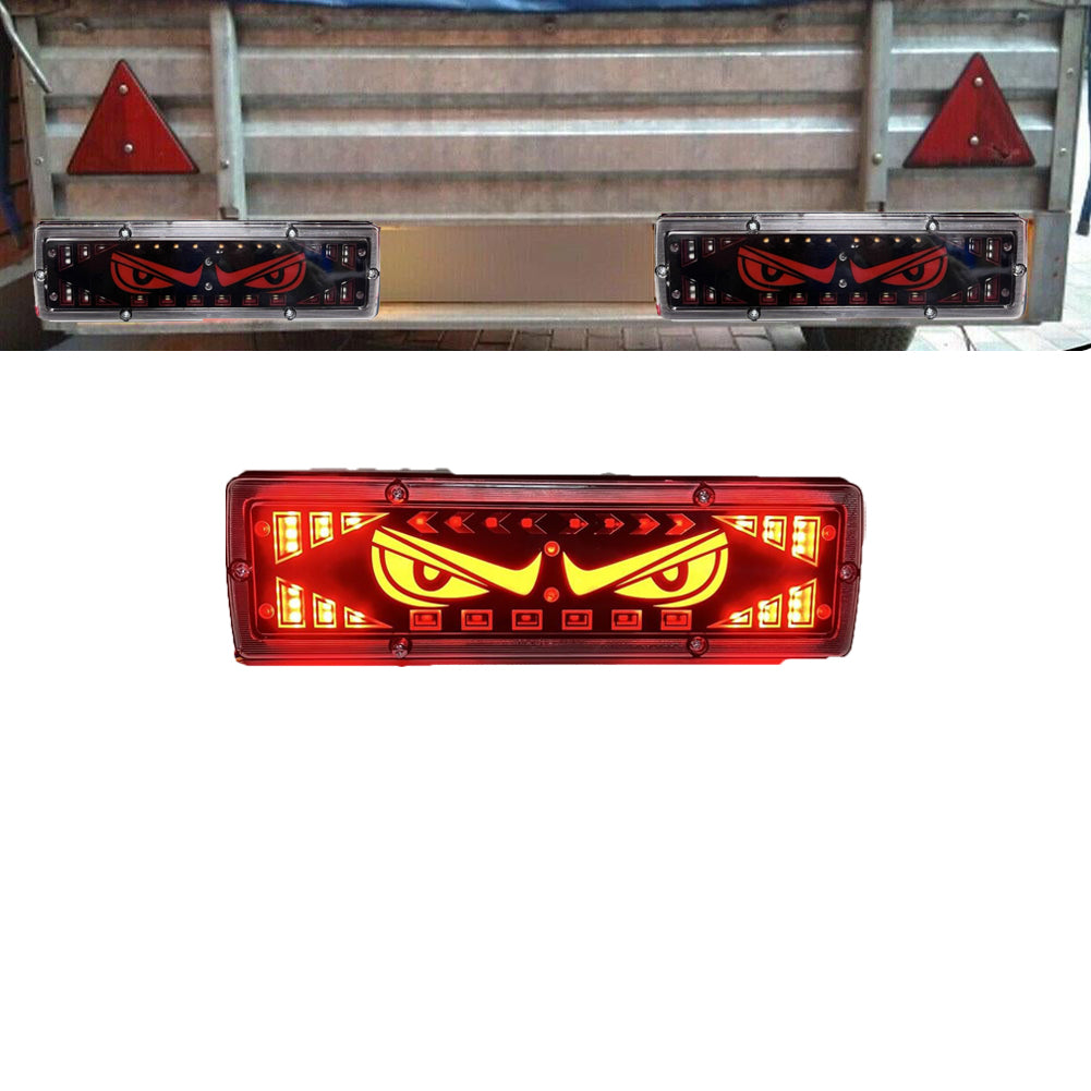 12V 24V Tail Lights Waterproof Brake Lights Waterproof 12V 24V LED Truck Brake Turn Tail Lights