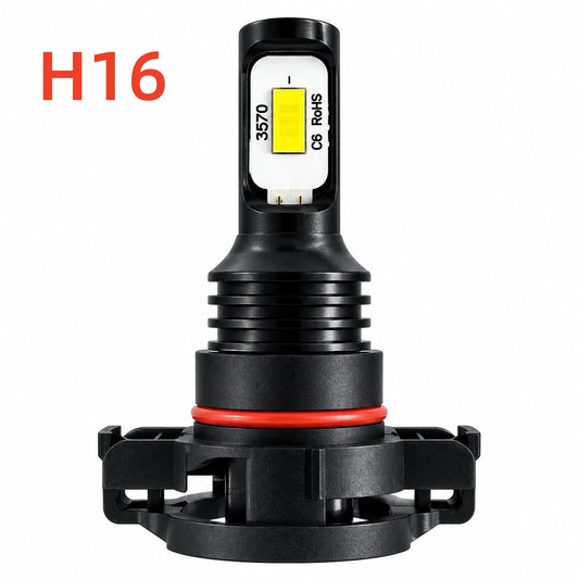 2PCS 12V 3000 Lumens Car H16 LED Fog Light