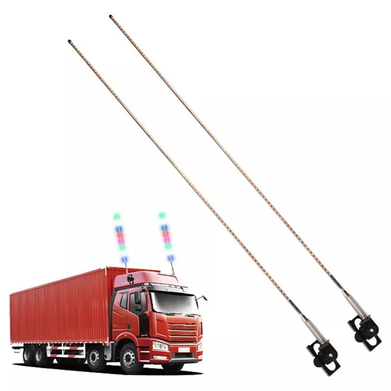 12V 90cm LED Whip Light Weatherproof Lighted Antenna Whip