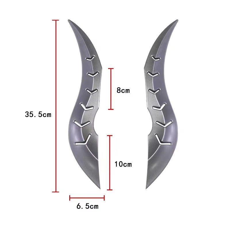 1 Pair Dragon Horn Car Roof Decorations – Cool No-Drill Exterior Accessories