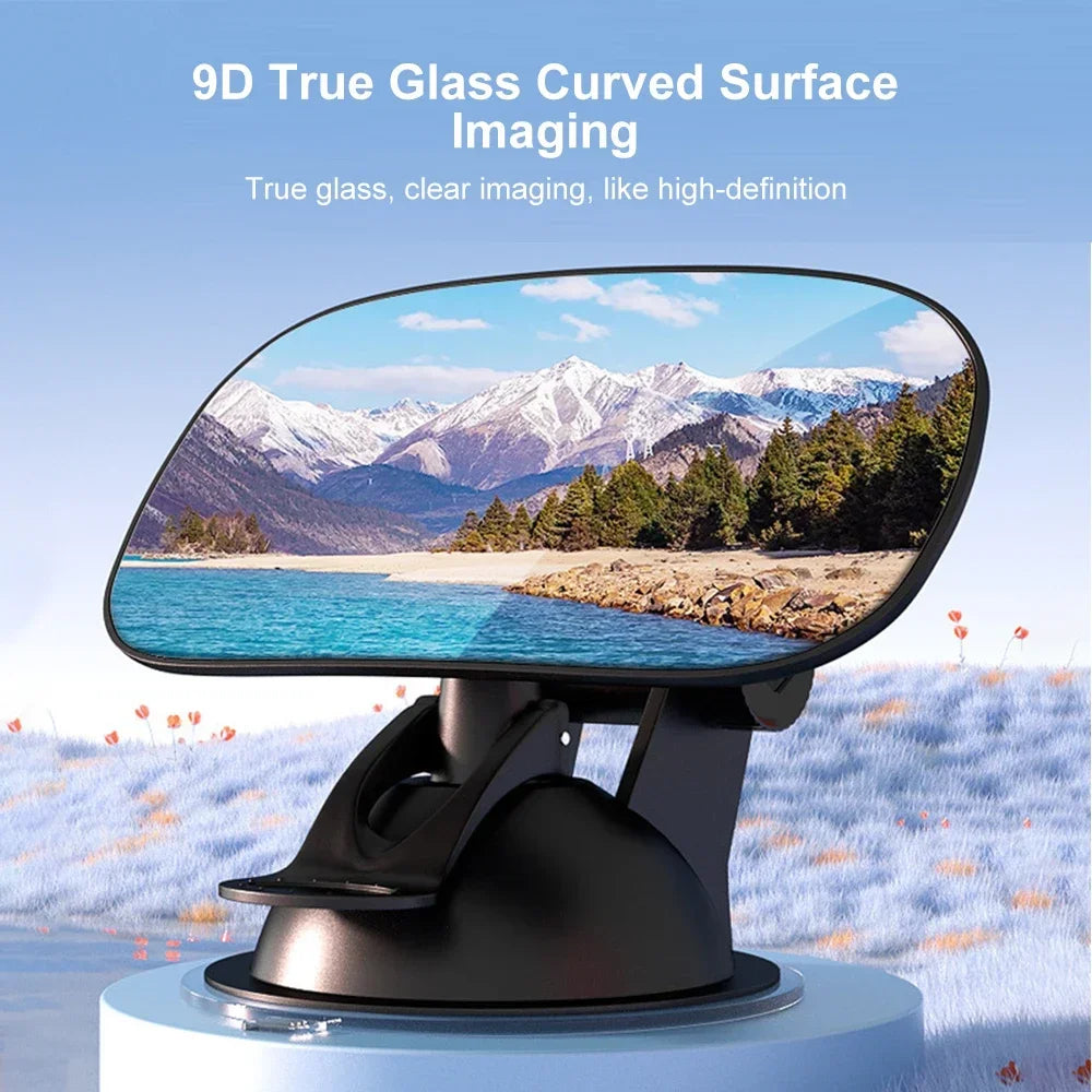 Car Rearview Mirror Wide View Safety Mirror For Windshield Infant Car Seats Clear Reflection 360-Degree Rotatable Adjustable