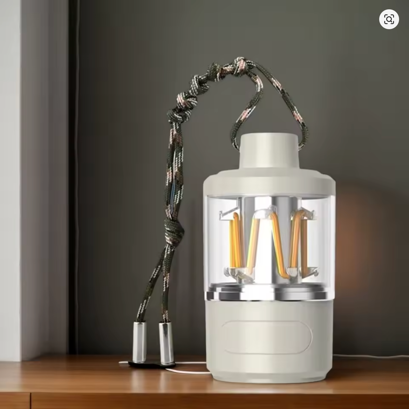 Solar-Rechargeable Camp Lantern | IPX7 Waterproof | 360° Magnetic Base