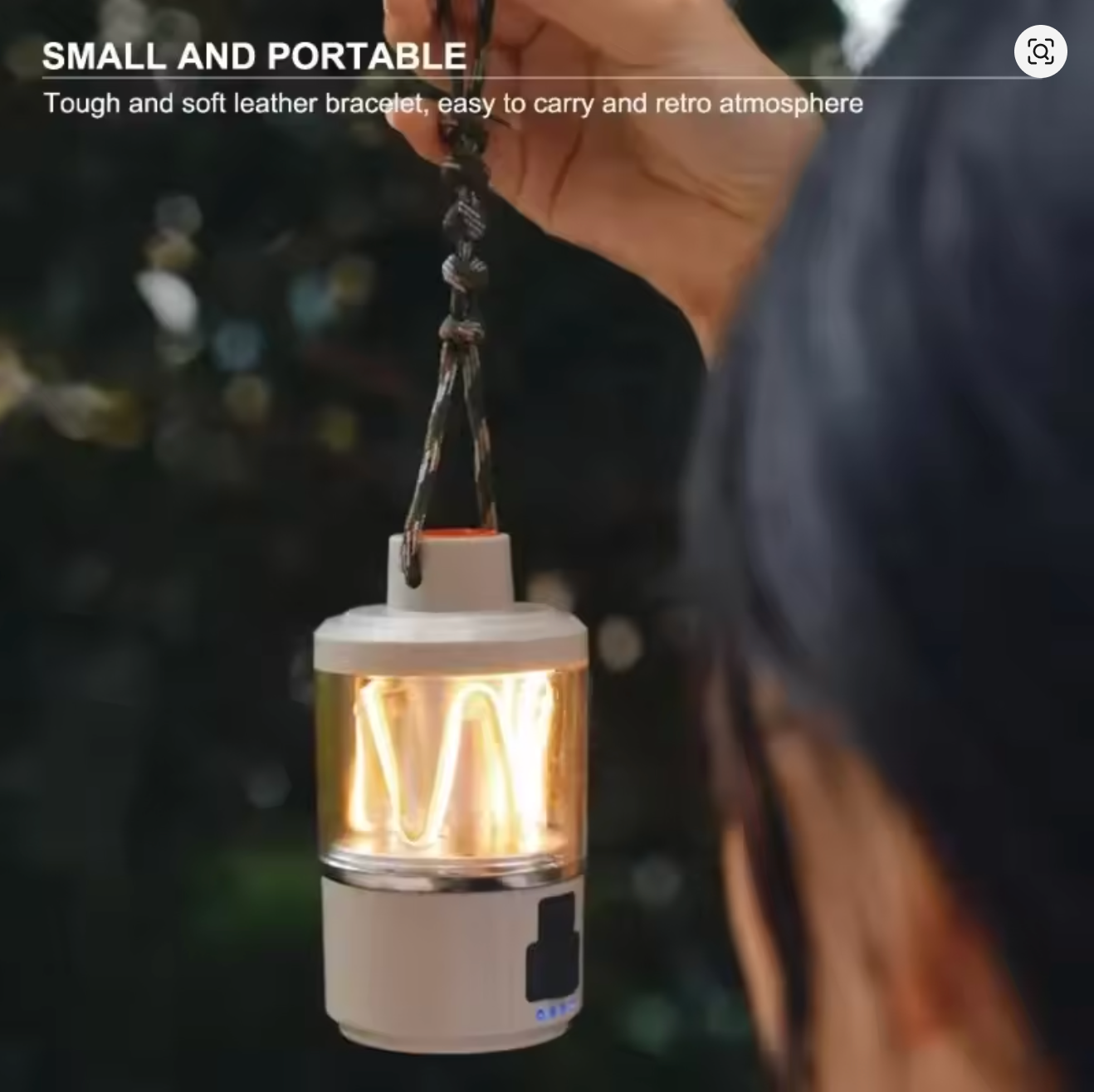 Solar-Rechargeable Camp Lantern | IPX7 Waterproof | 360° Magnetic Base