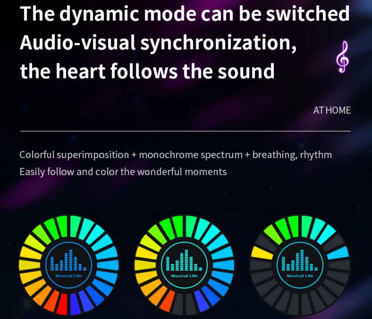 Car USB 5V Interior Air Outlet Aromatherapy Round Pickup Lamp RGB