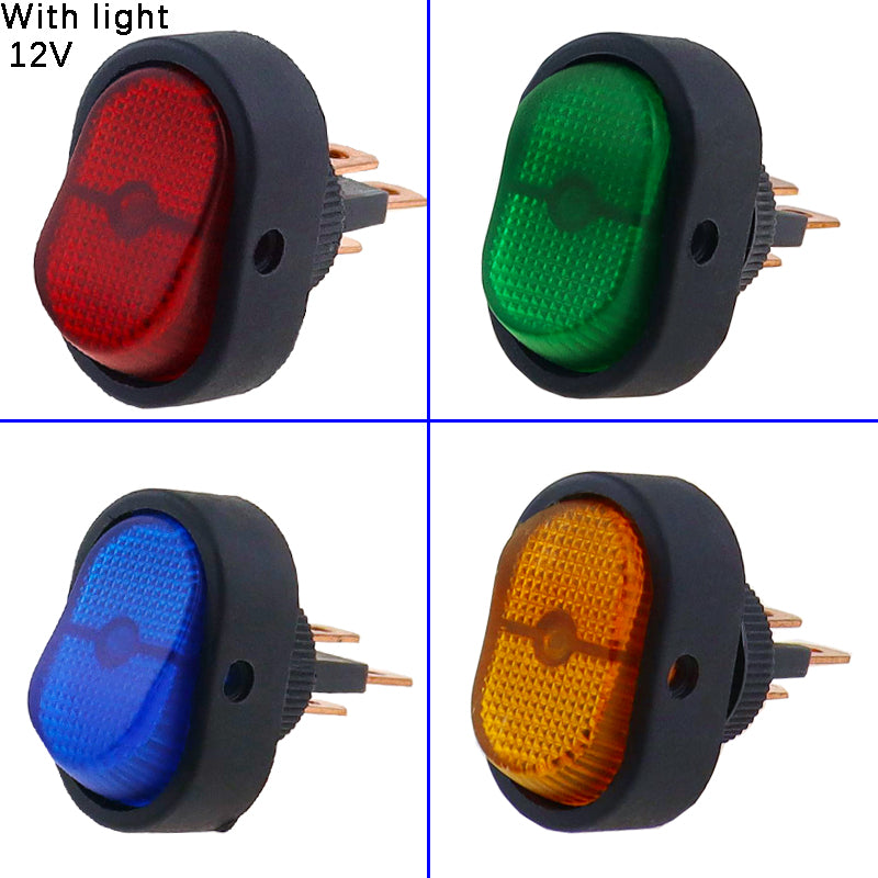 LED Rocker Switchfor CAR/BOAT/MARINE Heavy Duty OFF ON 12V 30A