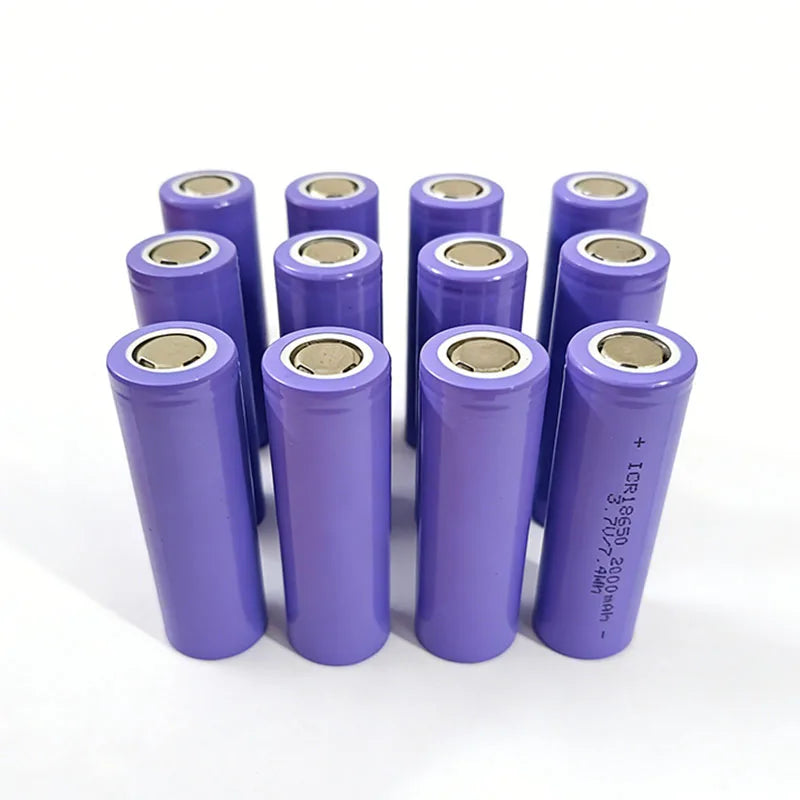 18650 Rechargeable Lithium Battery 3.7V 1800/2000mAh for Flashlight & Tools