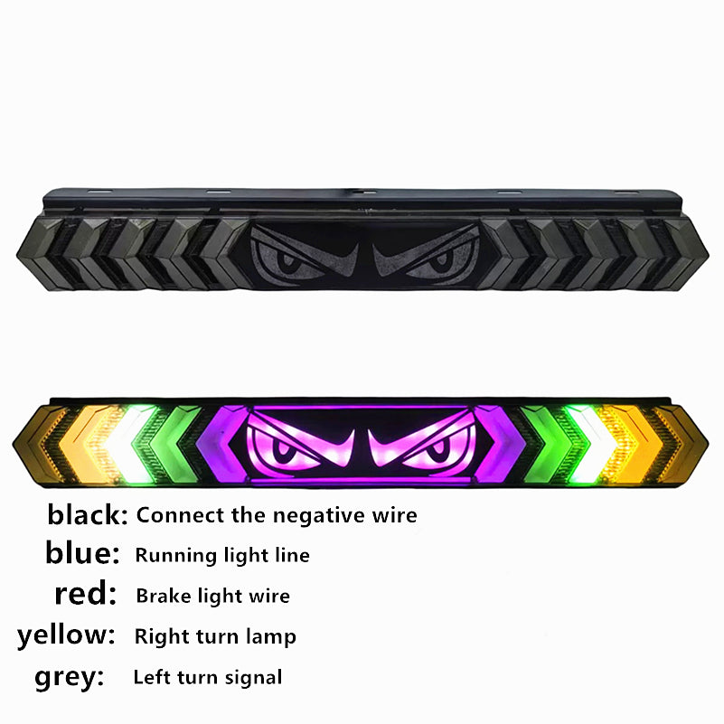 12V/24V LED Demon Eye taillight Truck pickup truck brake turn signal Pickup truck brake light