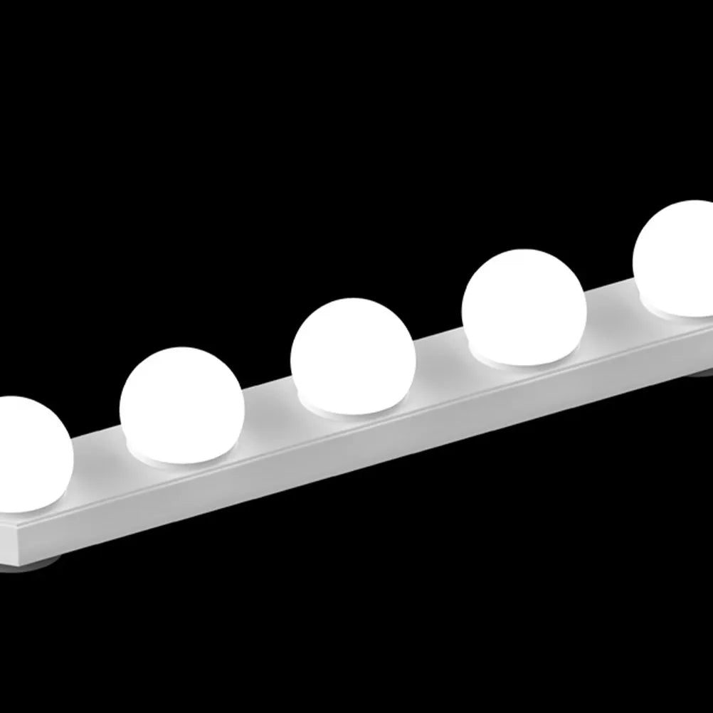 5 LED Vanity Light Bulbs for Makeup Mirror, Soft Illumination, USB Powered, Multiple Brightness Modes, No-Drill Installation