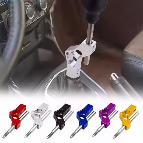 LX0E Car Gear Shifts Lever Adjustable & Ergonomic Designs Gear Shifts Extender Hand Tool Simple to Use for Professional Drives