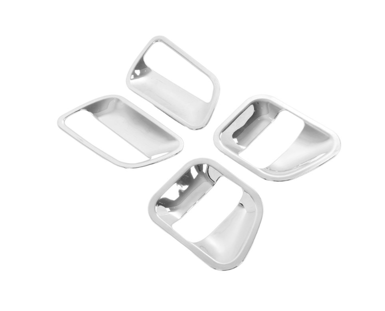 4pcs Exterior Door Handle Bowl Cover Kit ABS Replacement For HIACE 2005‑2018,Outer Door Handle Bowl Cover