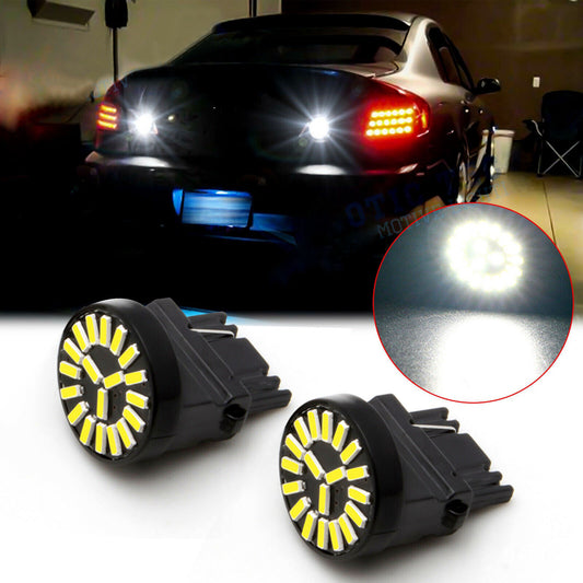 2PCS × 12V White T20 Led Lights Bulbs