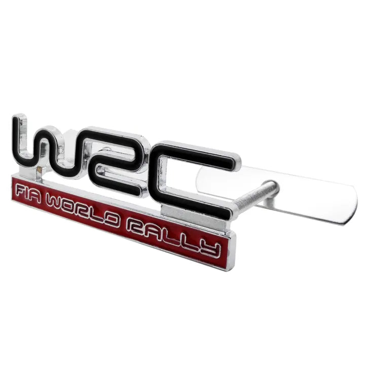3D metal WRC logo Front grille