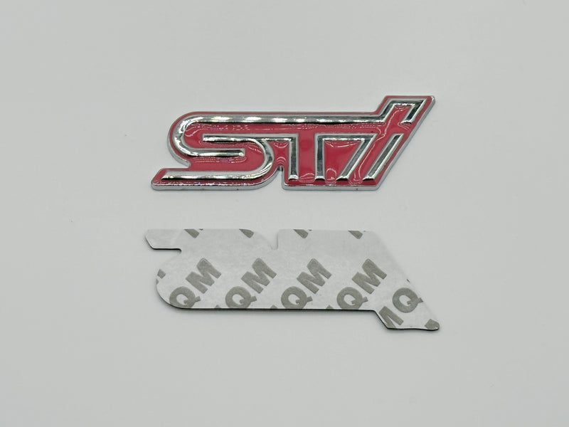 3D Metal Car Sticker Styling STI Front Grille Sticker Car Head Grill
