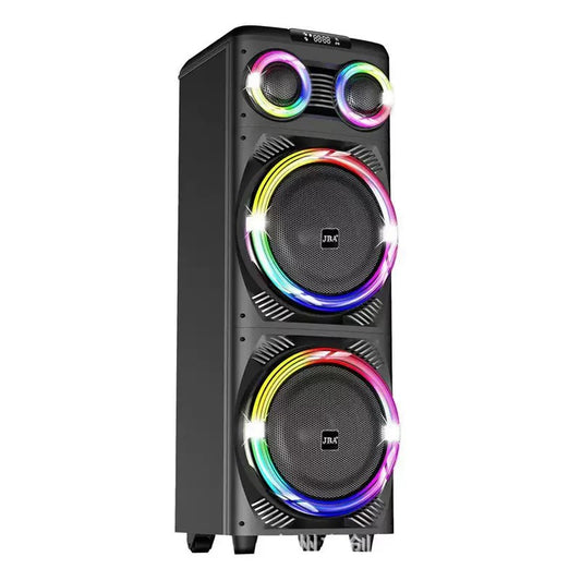 Double 12 Inch Portable Wireless Party Speakers Bluetooth Loudspeaker Big Karaoke Stereo Subwoofer Bluetooth Speaker