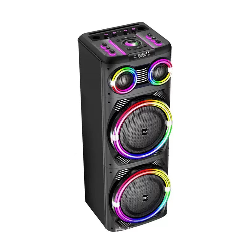 Double 12 Inch Portable Wireless Party Speakers Bluetooth Loudspeaker Big Karaoke Stereo Subwoofer Bluetooth Speaker