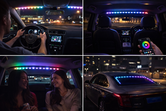 Car Ambient Light Kit – Wireless RGB LED Interior Lighting