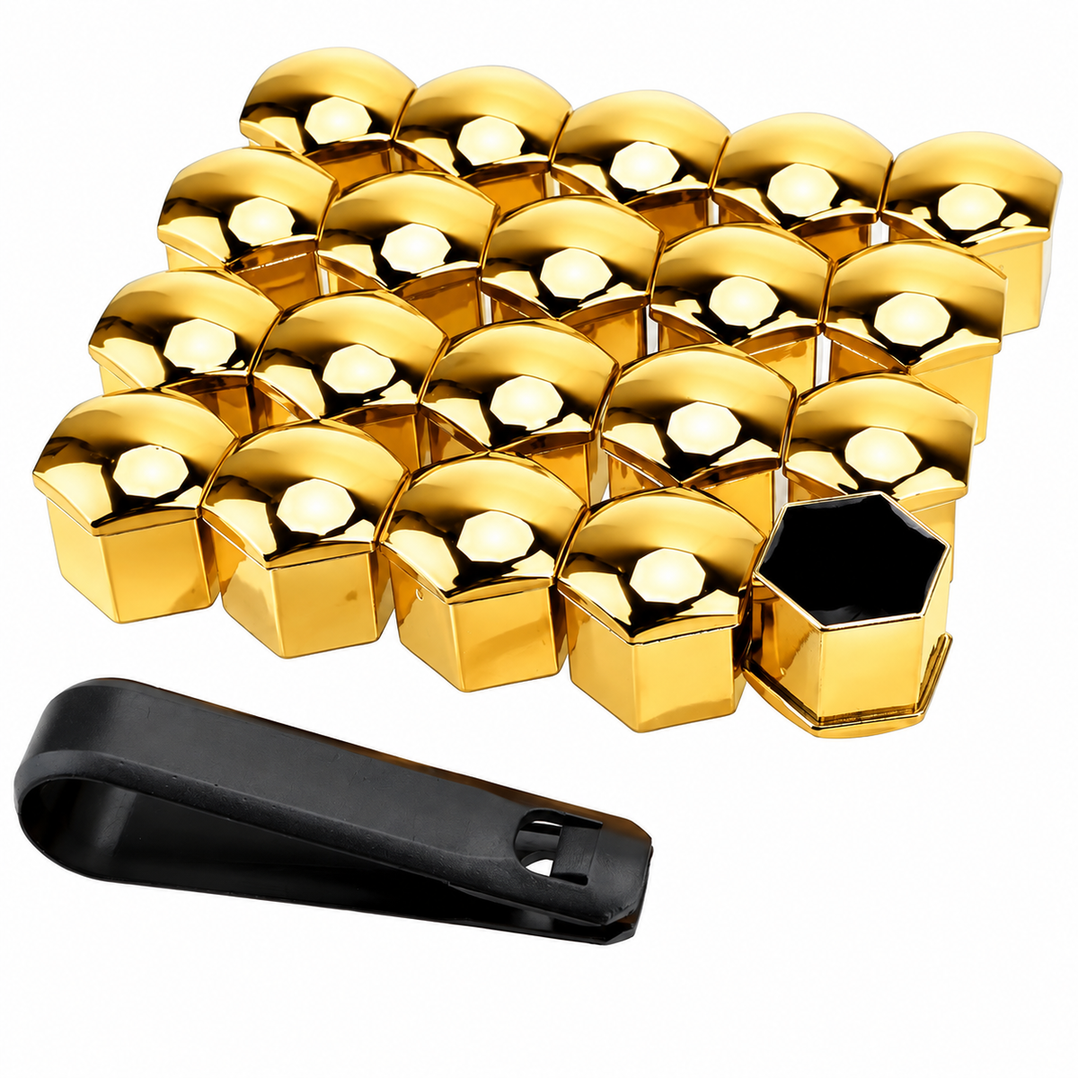 20PCS Car Wheel Nut Caps – Anti-Rust Bolt Covers 19/21mm