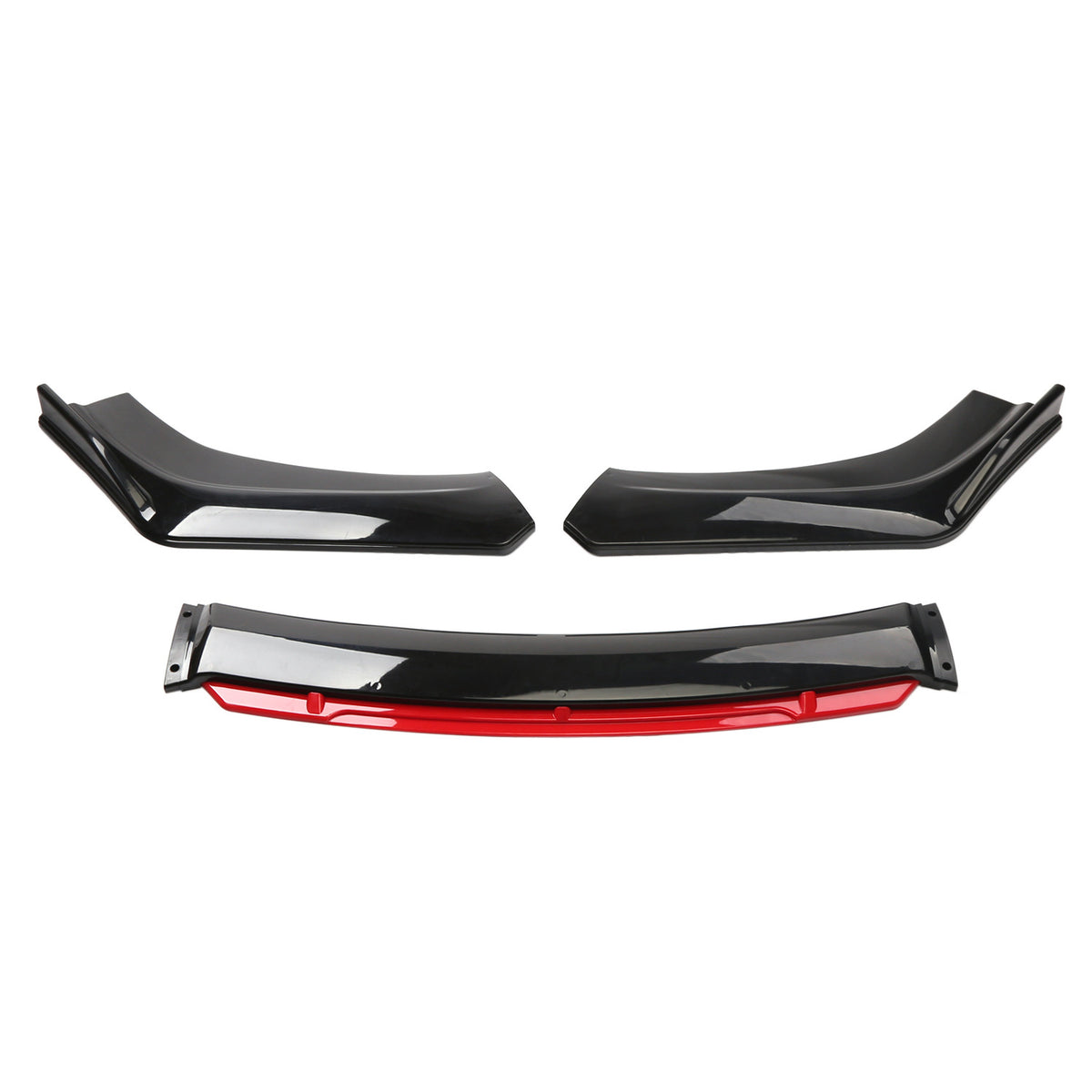 4-Piece Universal Adjustable Front Bumper Lip Splitter – Car Spoiler
