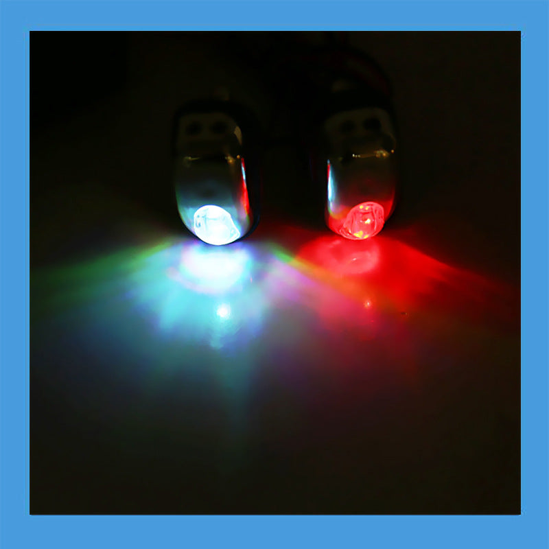 2pcs 12V New Mini Car LED Hood Windshield Nozzle Wiper Water Jet Spray Decorative Lights