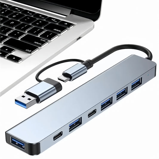 7-in-1 USB-C Hub – USB 3.0 5Gbps Multiport Adapter for MacBook, Laptop & Tablet
