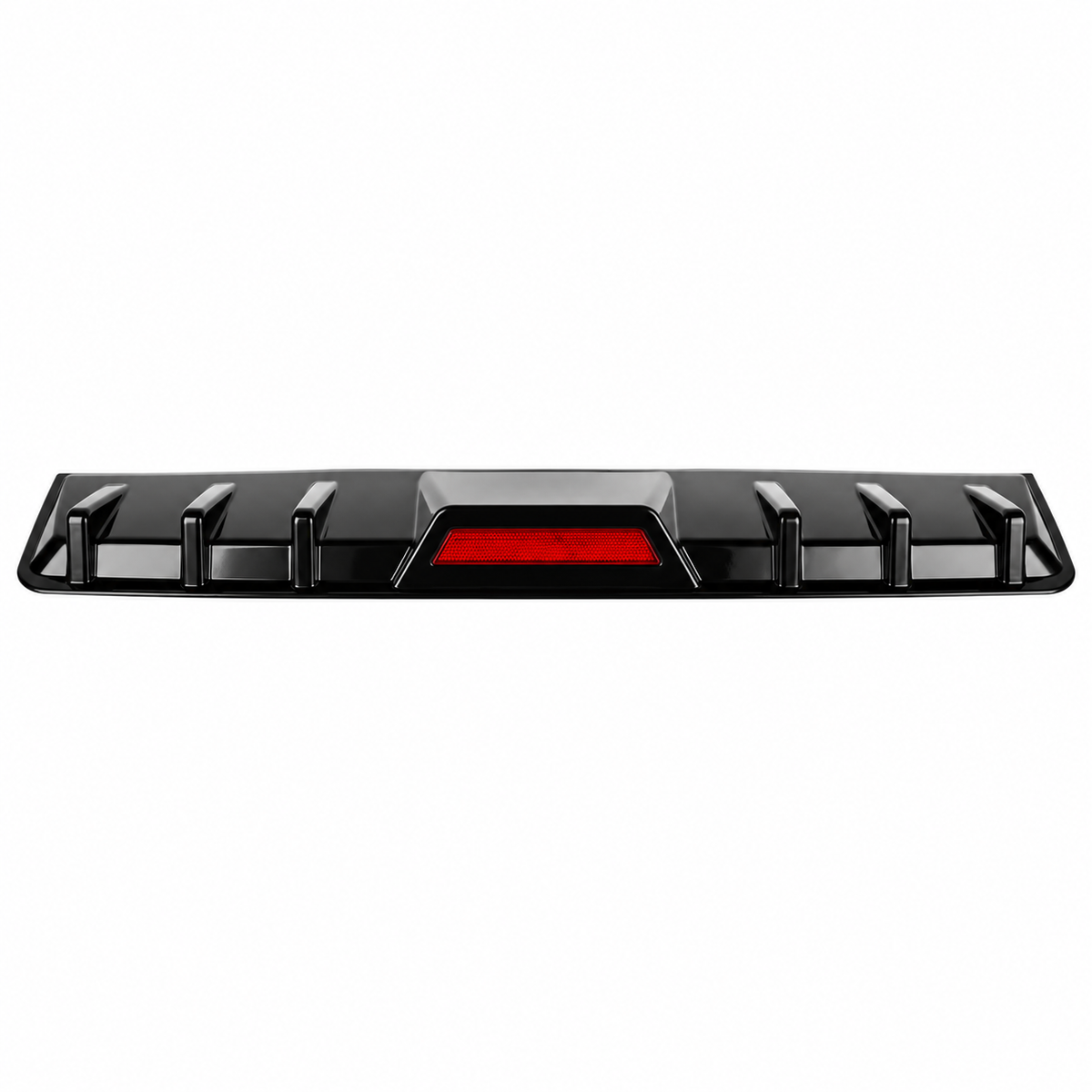 Universal Sport Rear Bumper Spoiler with LED Lights – Shark Fin Style