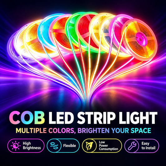 12V 10m COB 320LEDs/m Width 8MM Flexible Strip Light