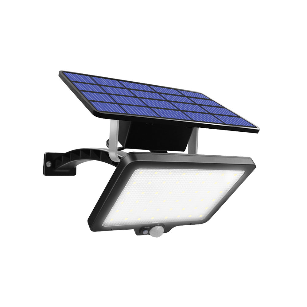 48-LED Solar Outdoor Wall Light – Super Bright, Adjustable Angle & Waterproof