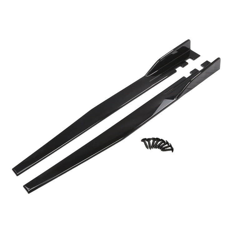 Universal Gloss Black Side Skirt Blades