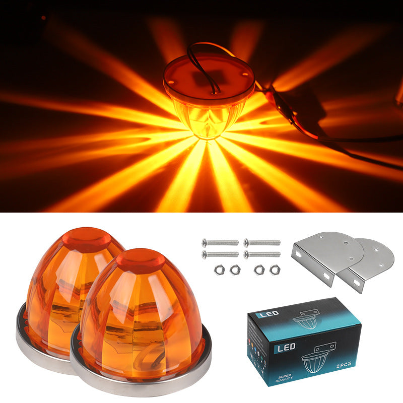 12V/24V Waterproof LED Side Marker Light – Vehicle Turn Signal & Warning Light