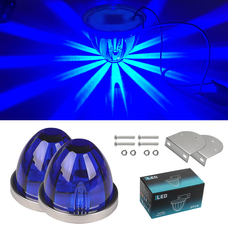 12V/24V Waterproof LED Side Marker Light – Vehicle Turn Signal & Warning Light