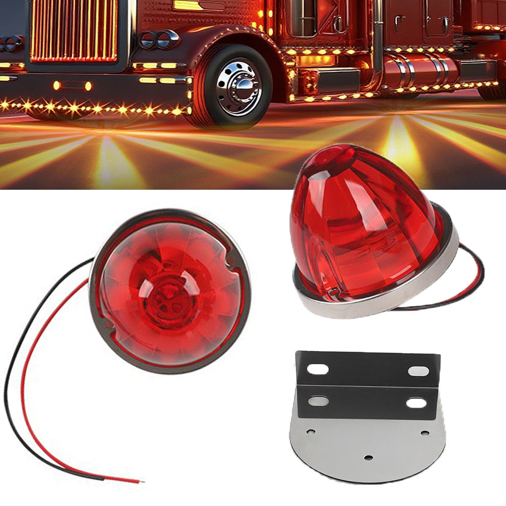 12V/24V Waterproof LED Side Marker Light – Vehicle Turn Signal & Warning Light